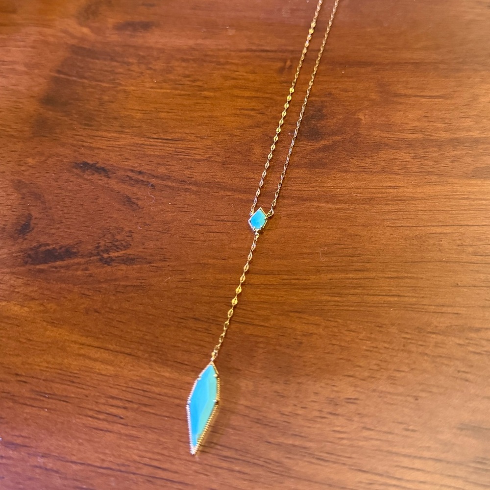 Local Eclectic Turquoise Pendant Necklace